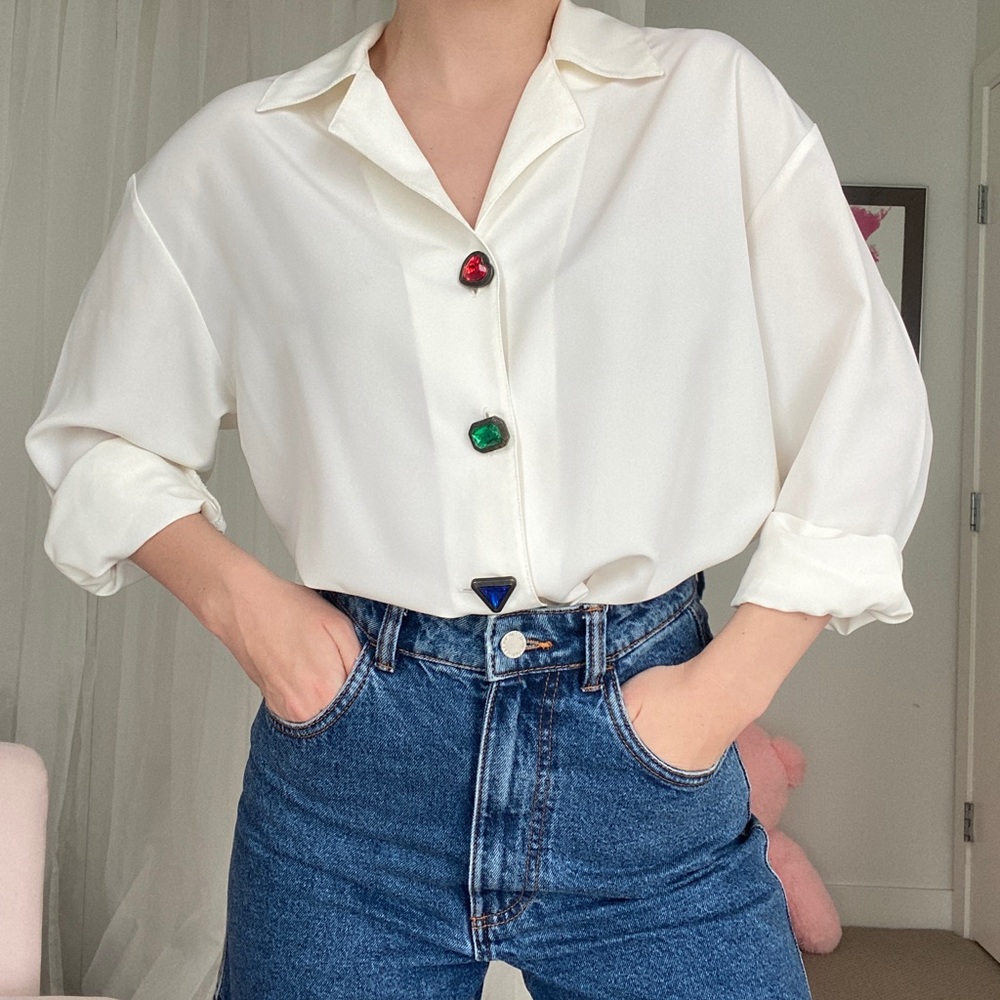 Vintage Jewelled Shirt
